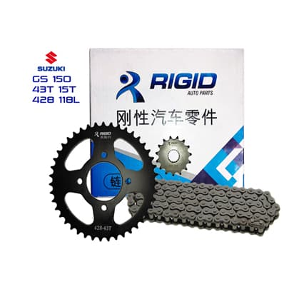 Suzuki GS 150 Chain Sprocket Kit angle 1