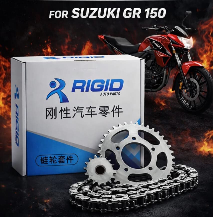 Suzuki GR 150 Chain Kit Delivery Free angle 1